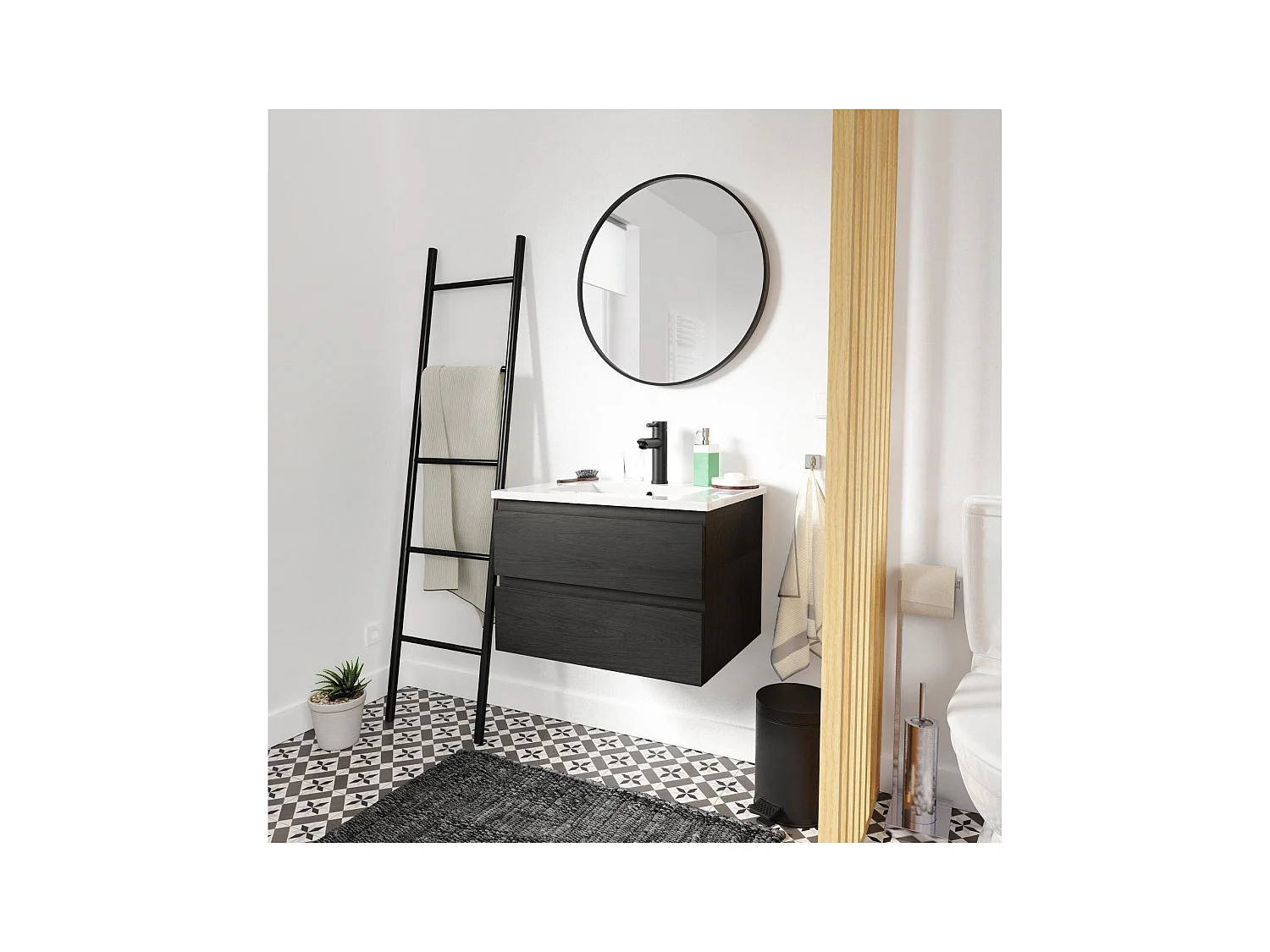 Mueble de lavabo de un solo lavabo SORRENTO