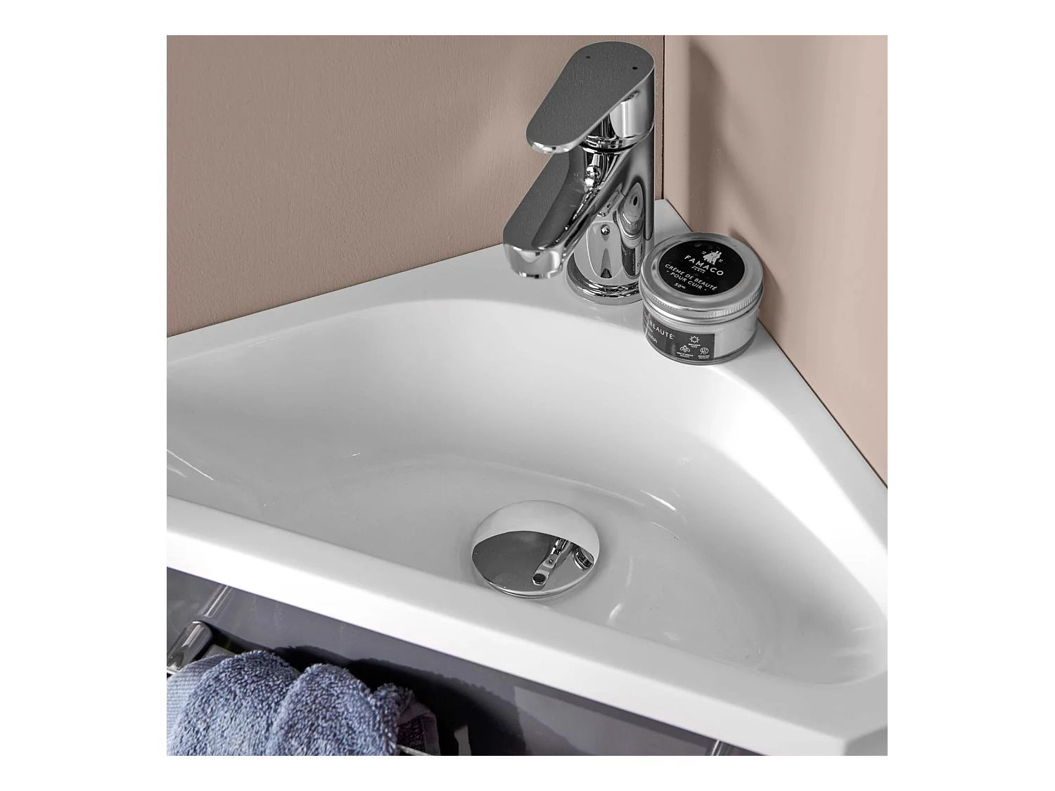 SKINO Eckwaschtischunterschrank