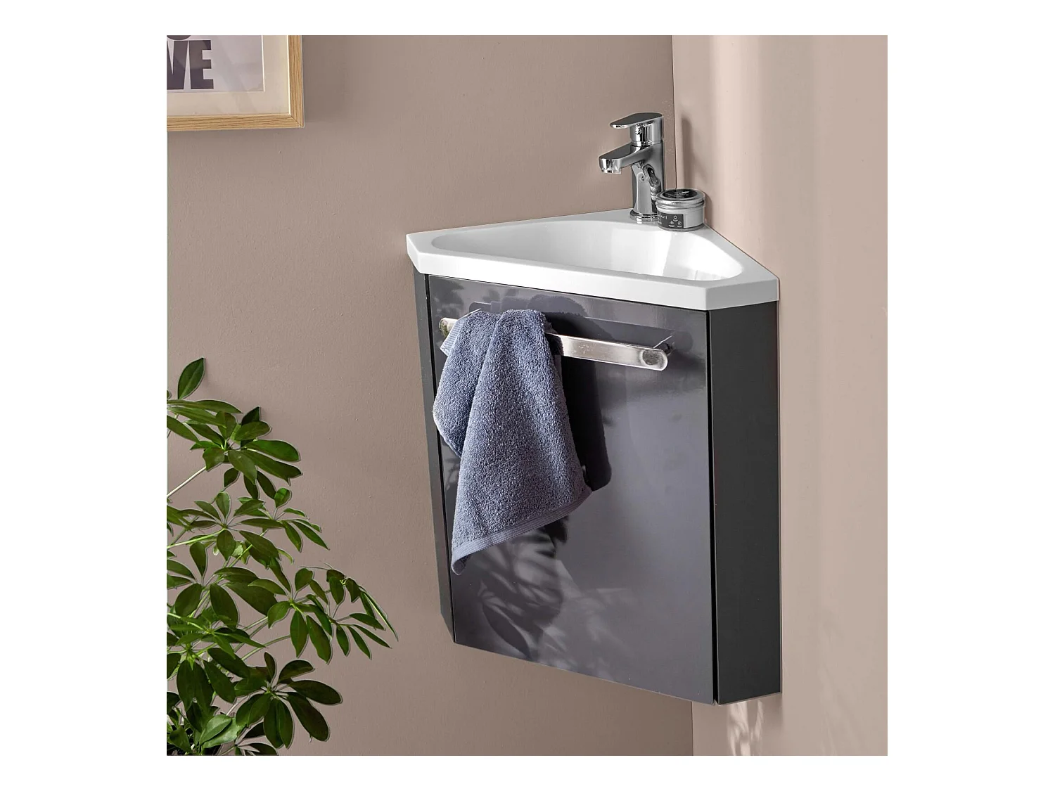 SKINO Eckwaschtischunterschrank