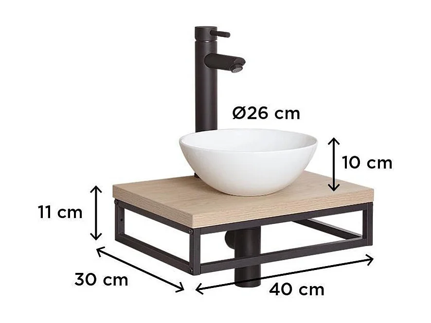 Lavabo de encimera SOHO slim + lavabo