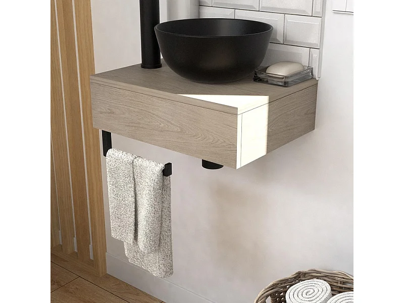 Lavabo SOHO spesso + lavabo + rubinetto + specchio