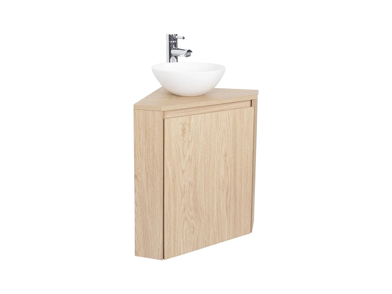 SORRENTO Eckwaschtischunterschrank + Waschbecken