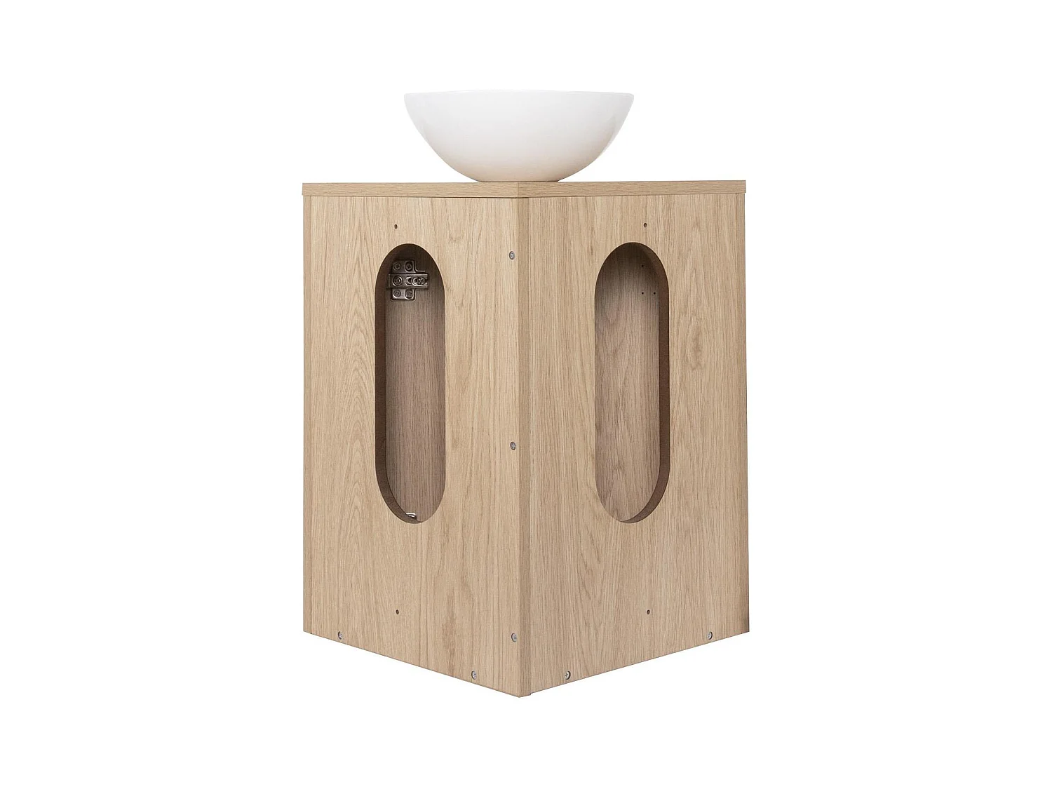 SORRENTO Eckwaschtischunterschrank + Waschbecken
