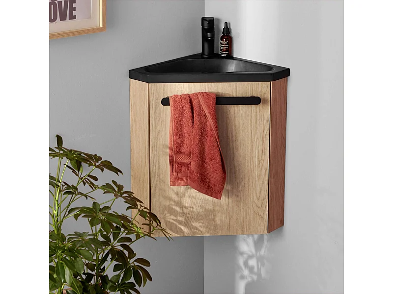 Mobile lavabo angolare SKINO