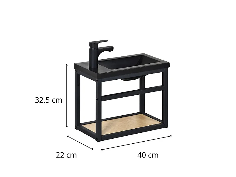 Set lavabo + rubinetto SAO