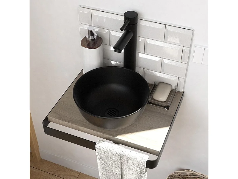 SOHO slimline wastafel + waskom + kraan