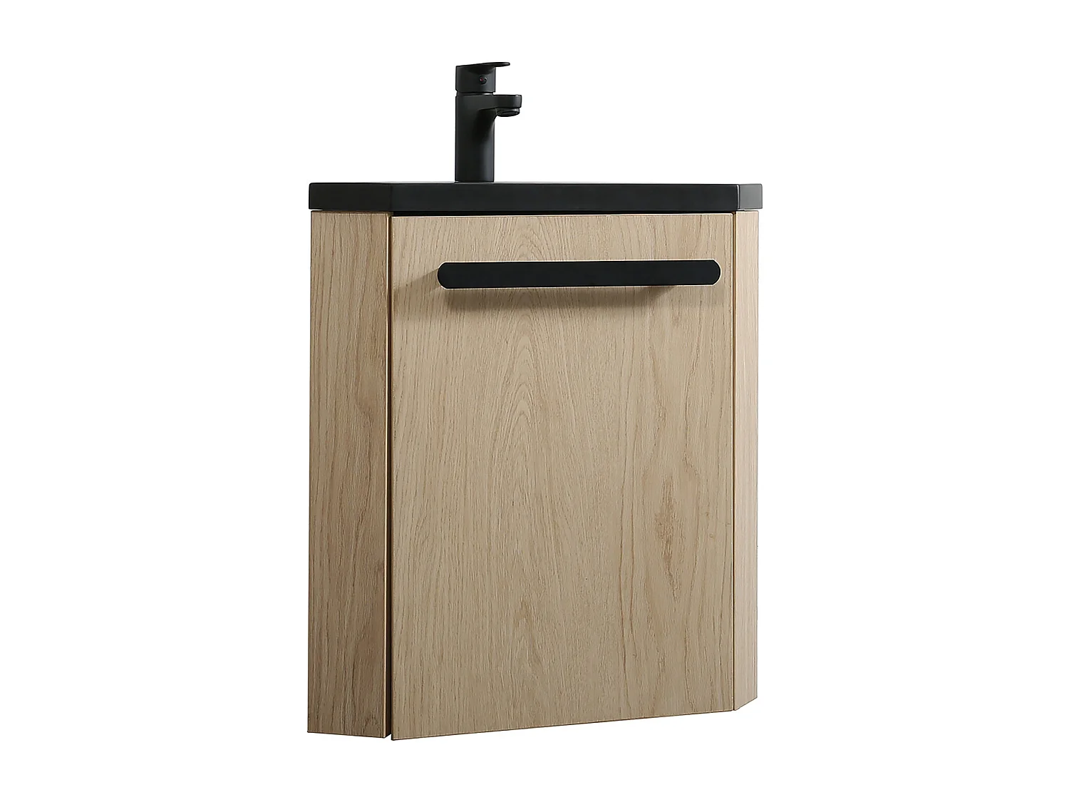 Conjunto de lavabo y grifería de esquina SKINO