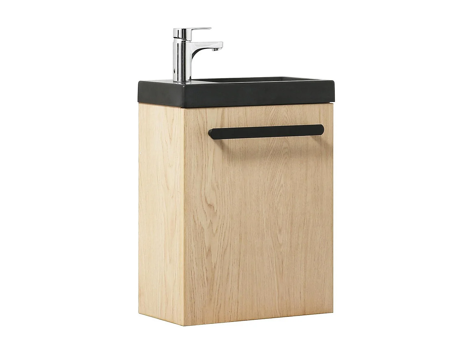 Nevada Wand-Waschtisch-Set mit Chromarmatur