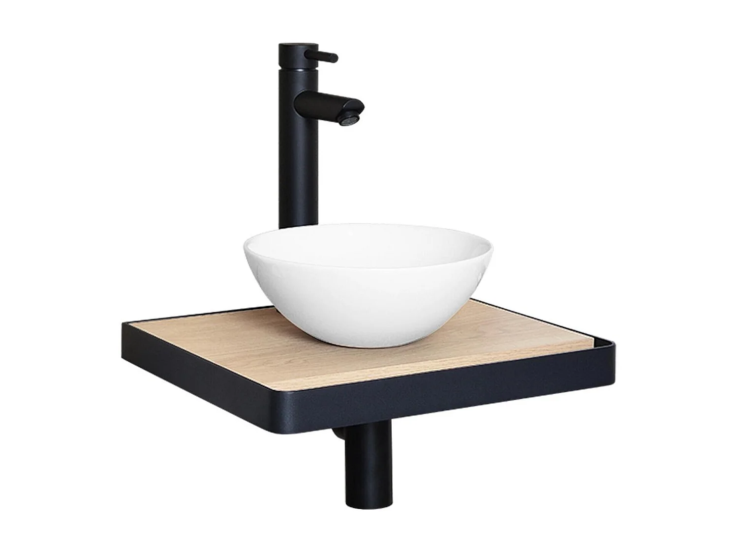 SOHO Slimline Waschbecken + Becken + Wasserhahn