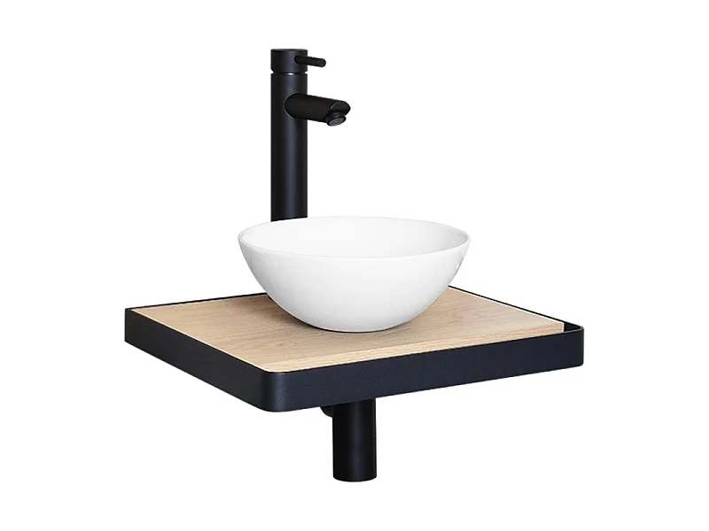 SOHO slimline wastafel + waskom + kraan