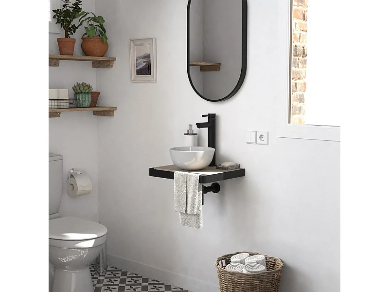 SOHO slimline wastafel + waskom + kraan