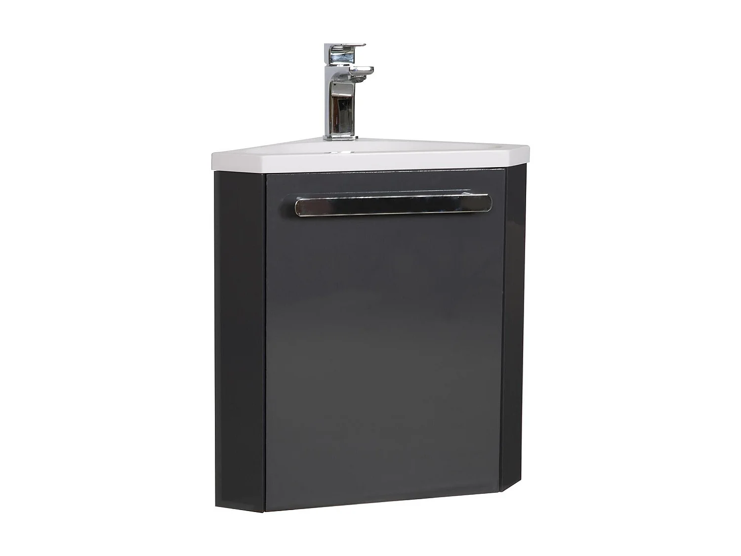 SKINO hoekwastafel + kraanset