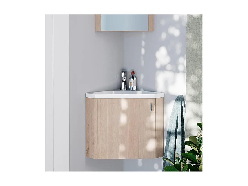 Mueble de lavabo de esquina KODA
