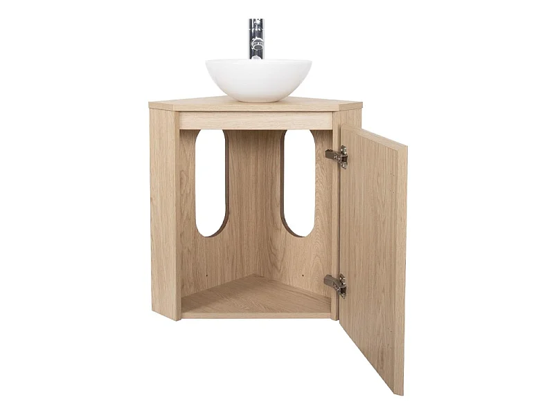 Set lavamani ad angolo con lavabo e rubinetto SORRENTO