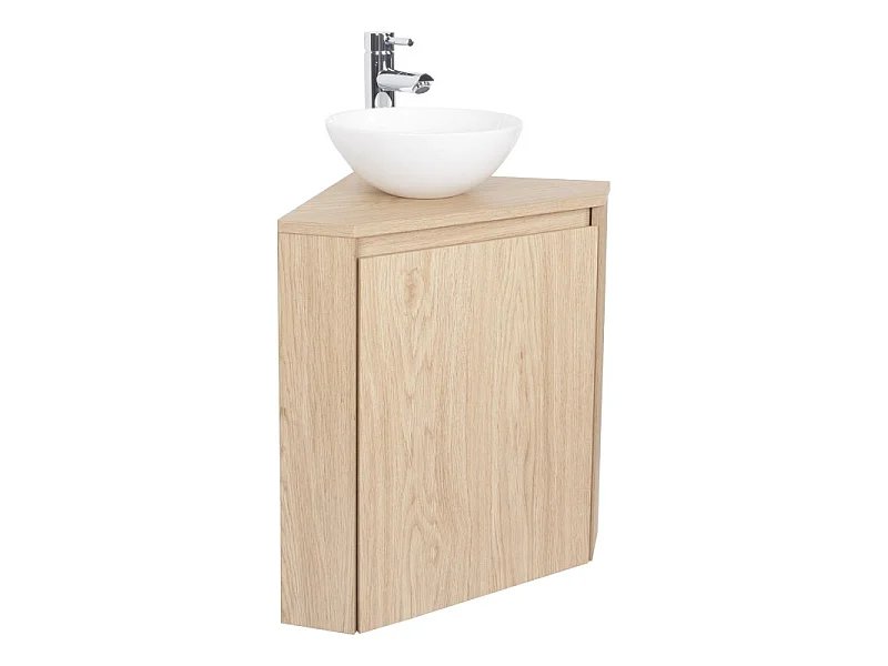 Set lavamani ad angolo con lavabo e rubinetto SORRENTO