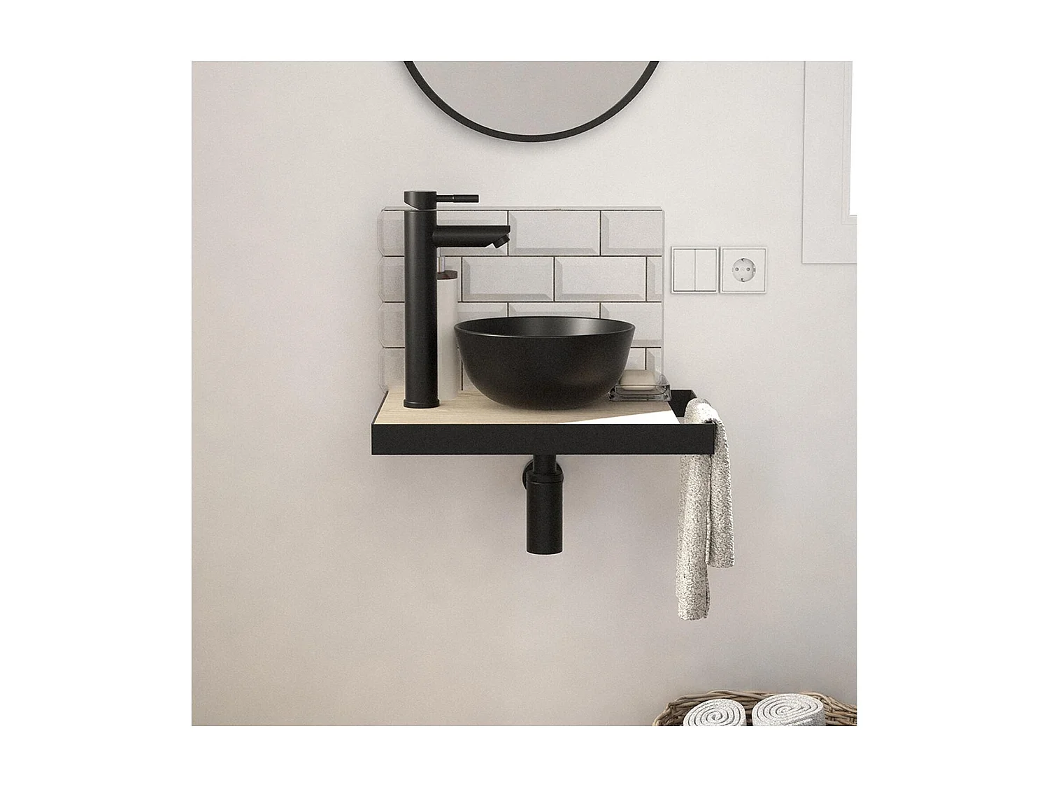 Lavabo sottile SOHO + lavabo