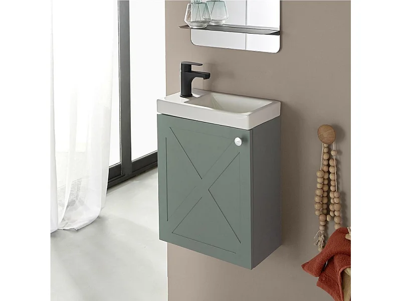 AVA Handwaschbecken + Wasserhahn-Set