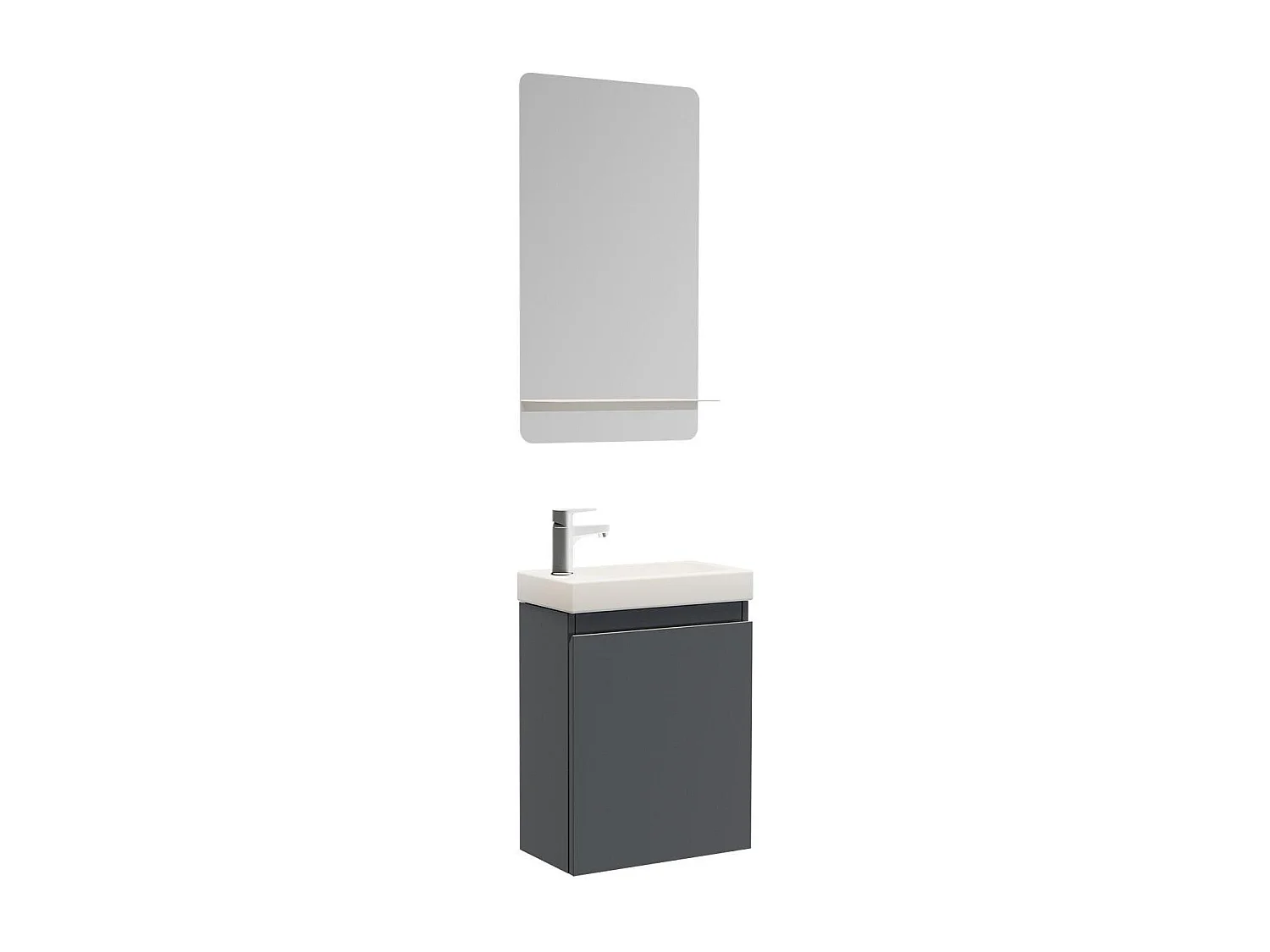 Mueble lavabo LISA + estante espejo