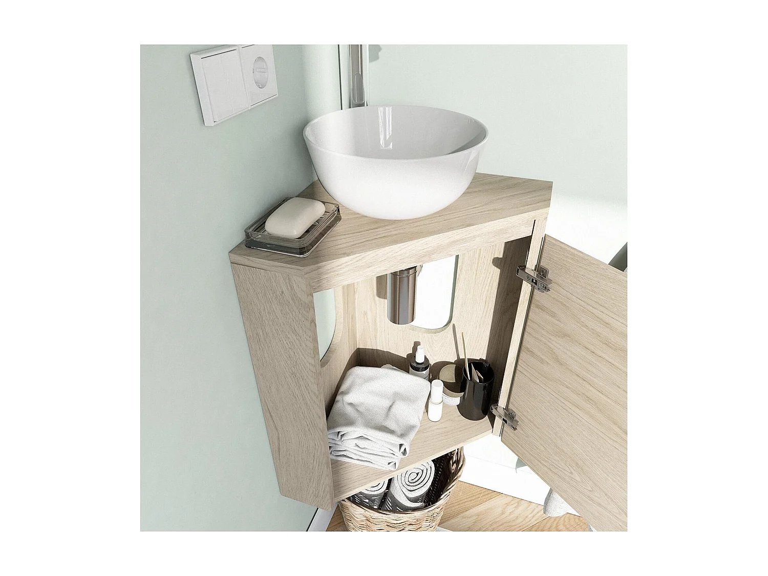 Mobile lavabo angolare SORRENTO