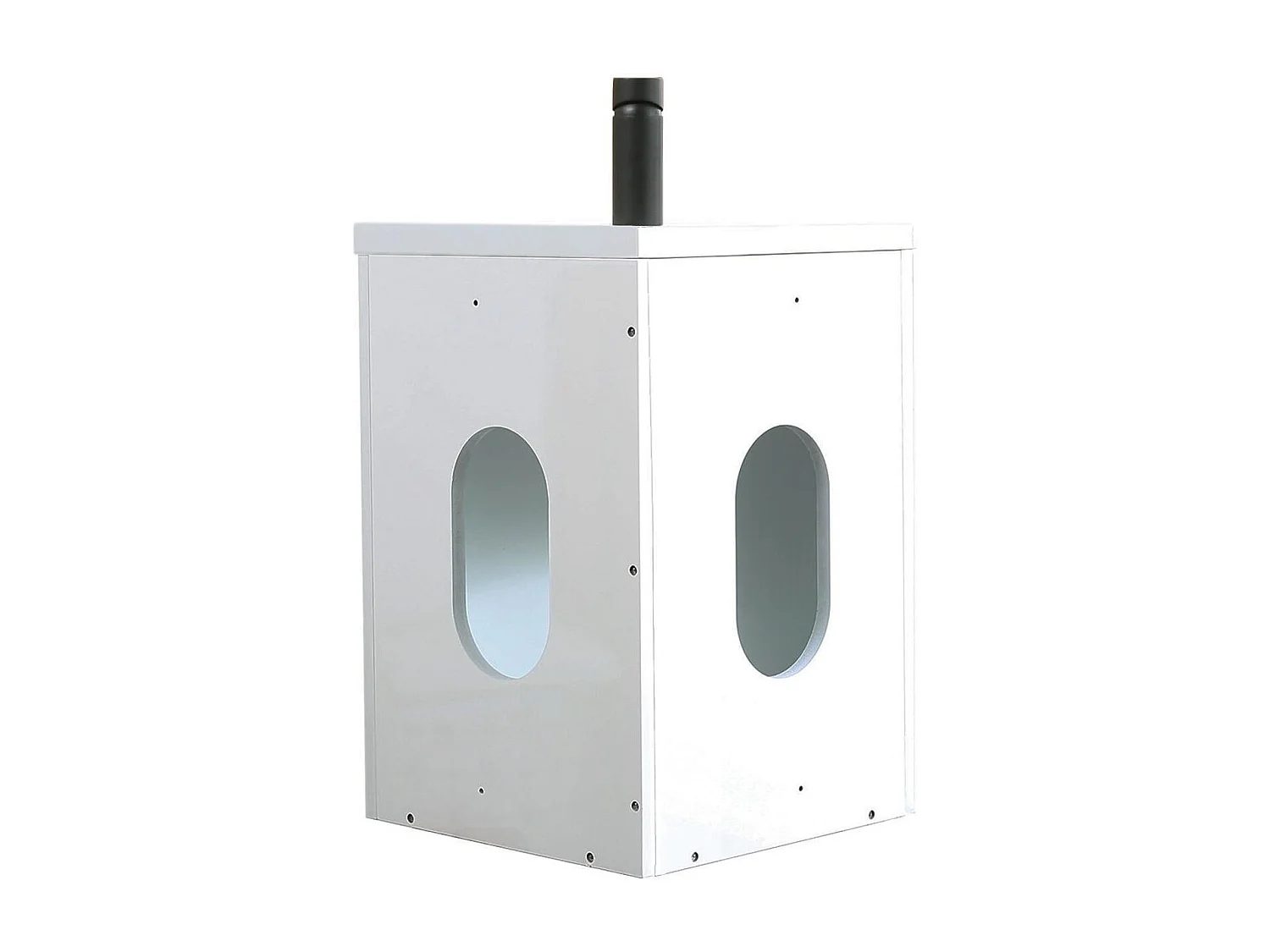 Ensemble lave-mains d'angle suspendu avec robinet noir