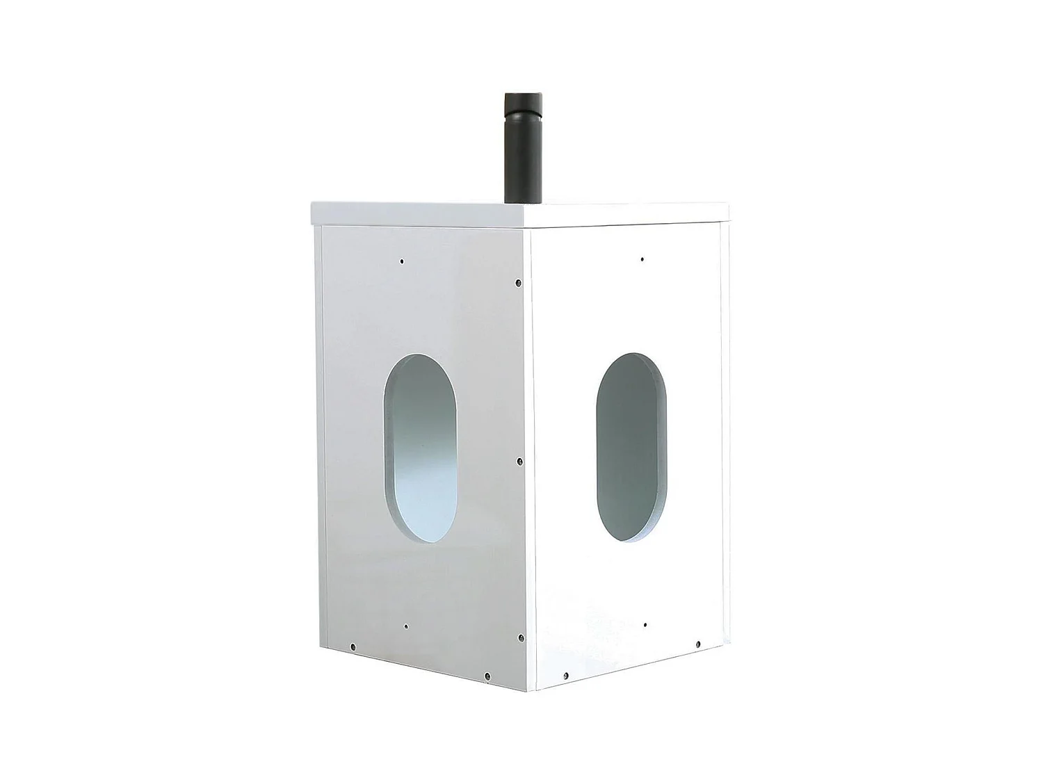 Ensemble lave-mains d'angle suspendu avec robinet noir