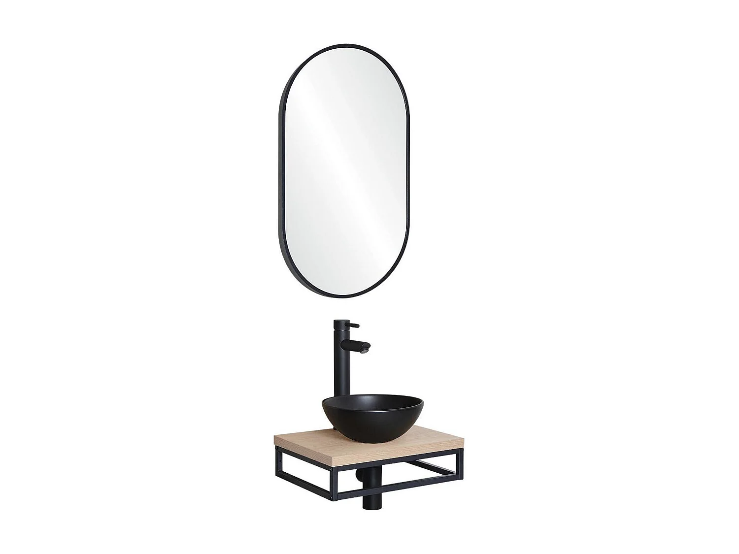 Lavabo + lavabo + specchio slimline SOHO