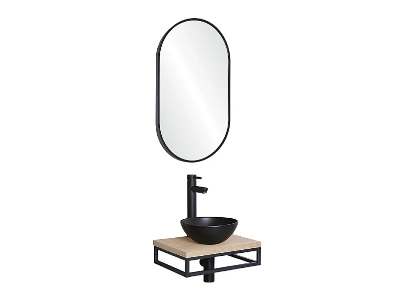 Lavabo + lavabo + specchio slimline SOHO