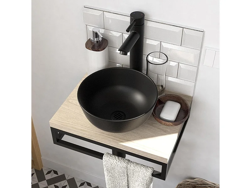 Lavabo + lavabo + specchio slimline SOHO