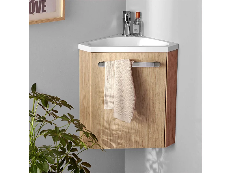 Mobile lavabo angolare SKINO