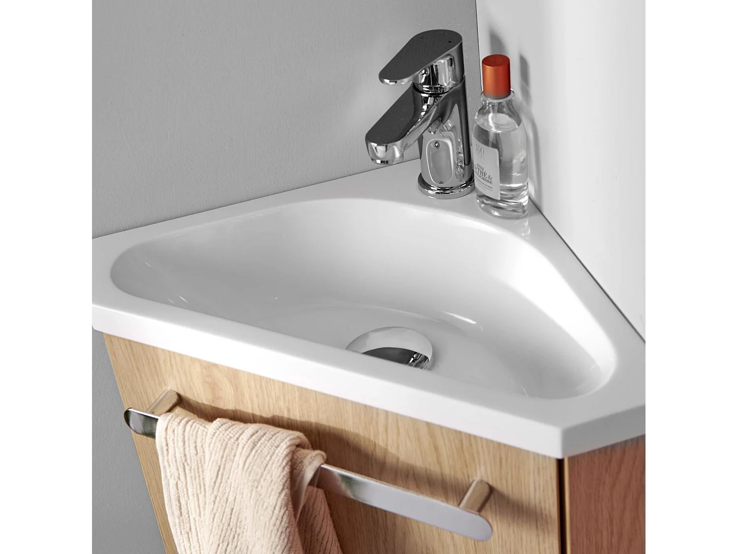 Mobile lavabo angolare SKINO