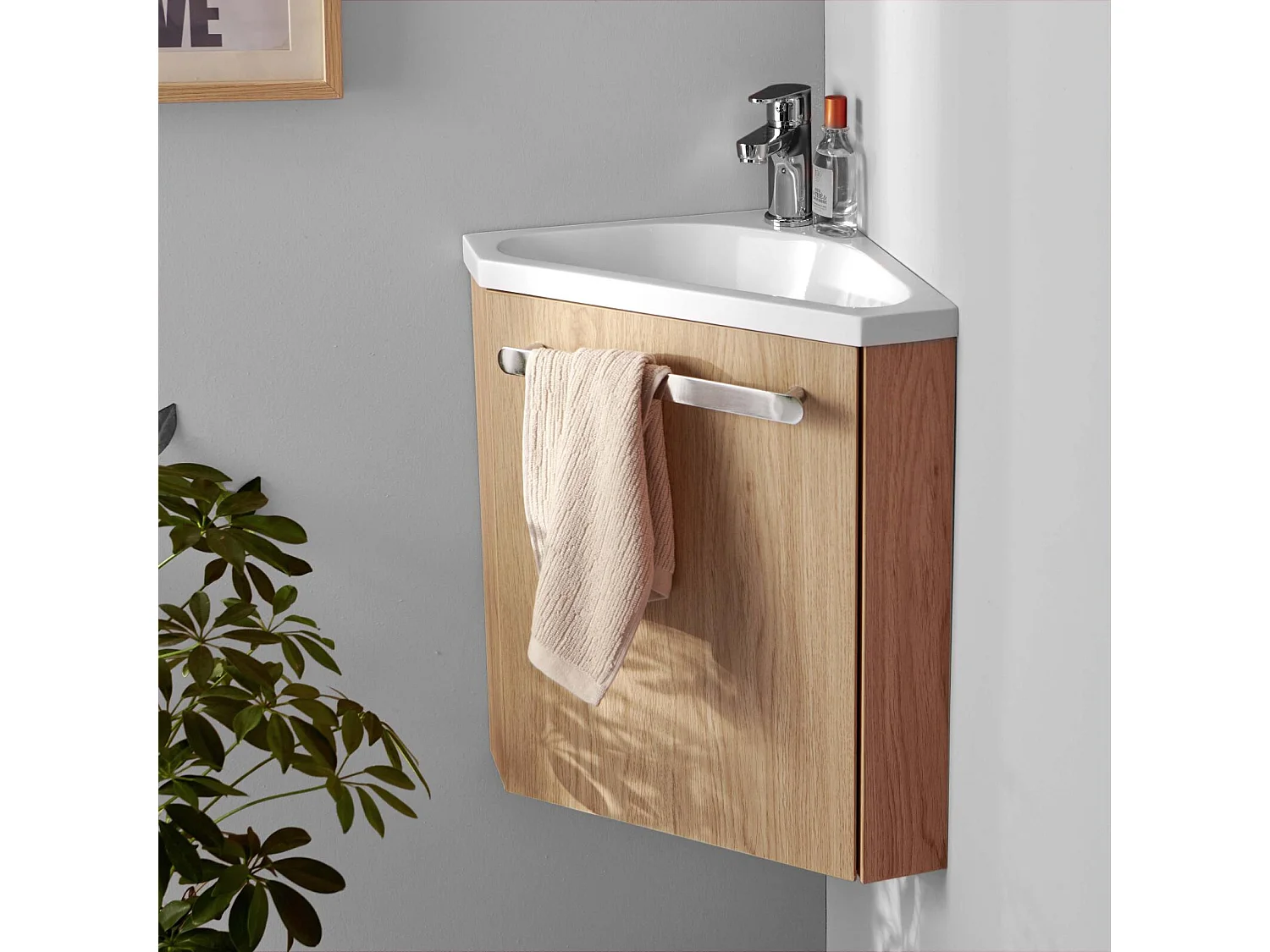 Mobile lavabo angolare SKINO