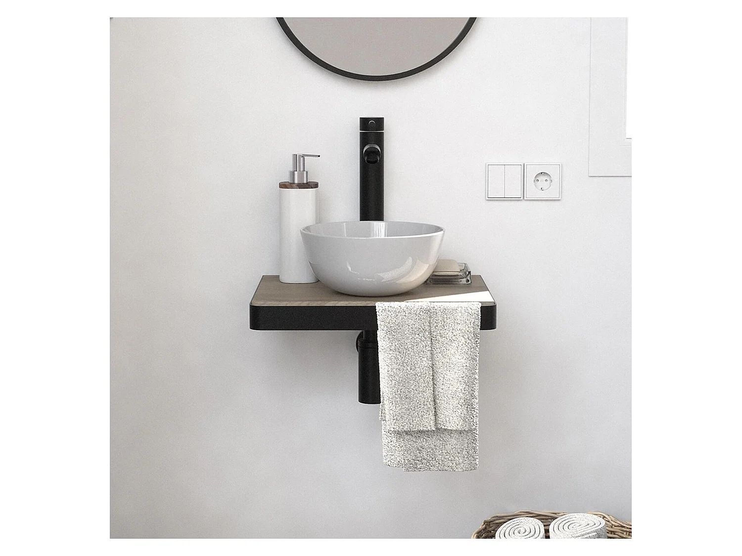 Lavabo de encimera SOHO slim + lavabo