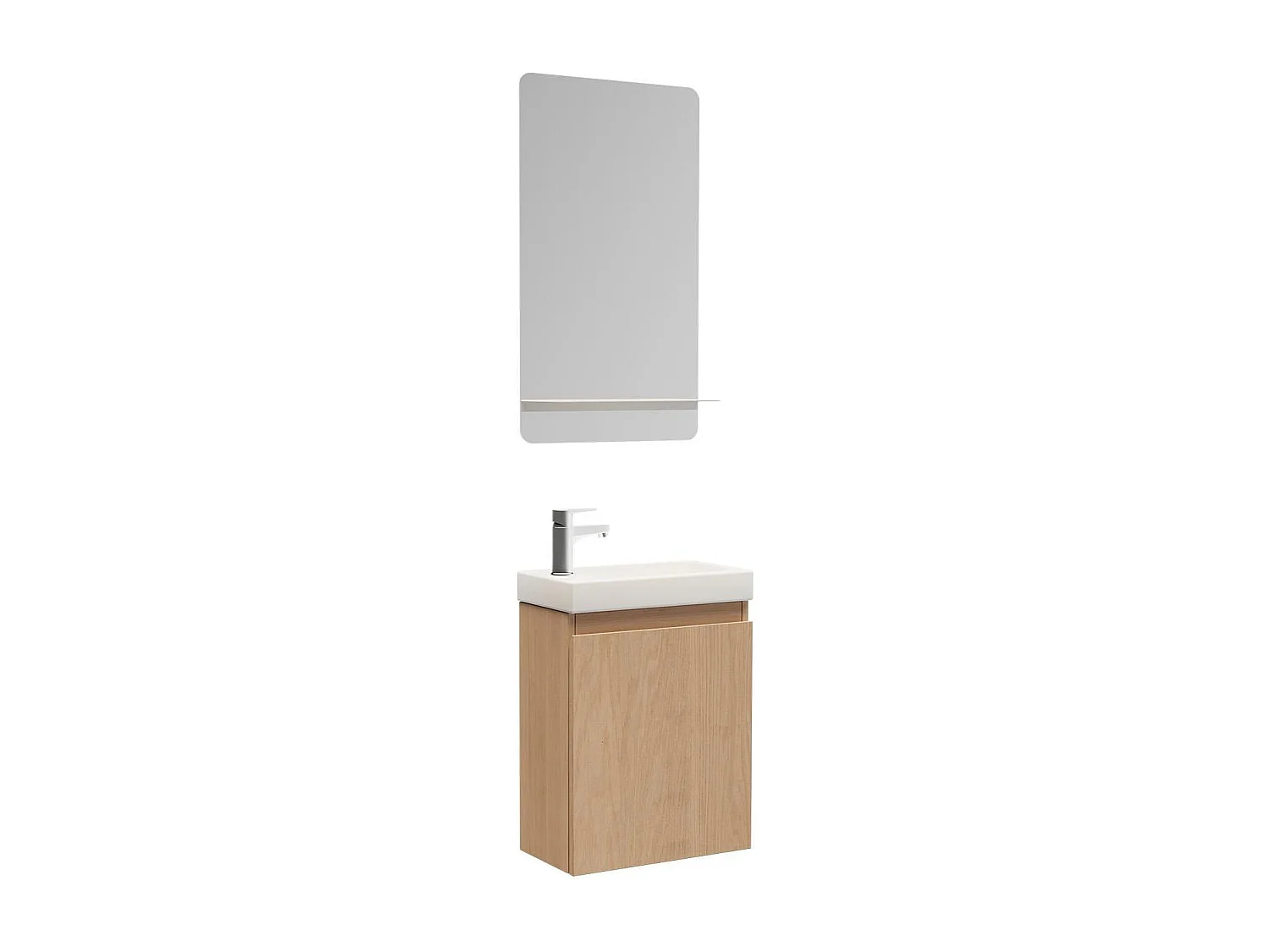 Mueble lavabo LISA + espejo + grifería