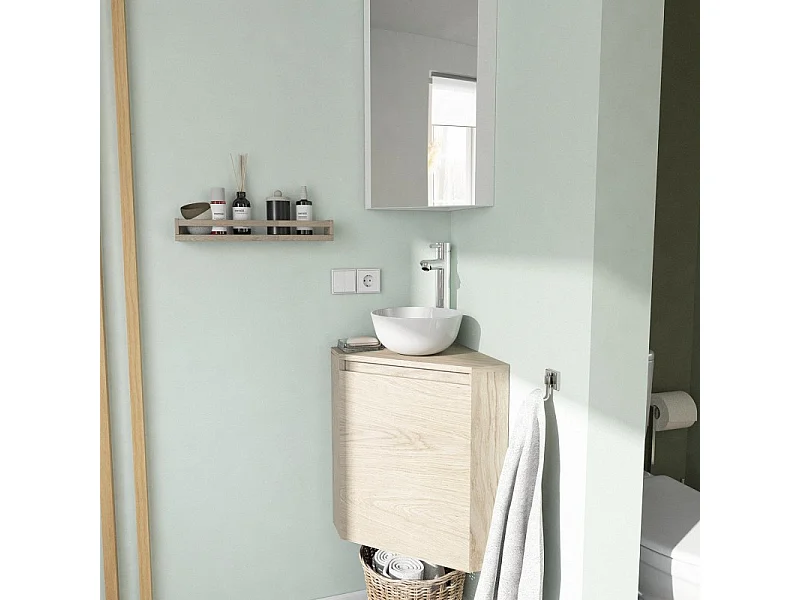 Lavabo angolare SORRENTO + lavabo + mobile