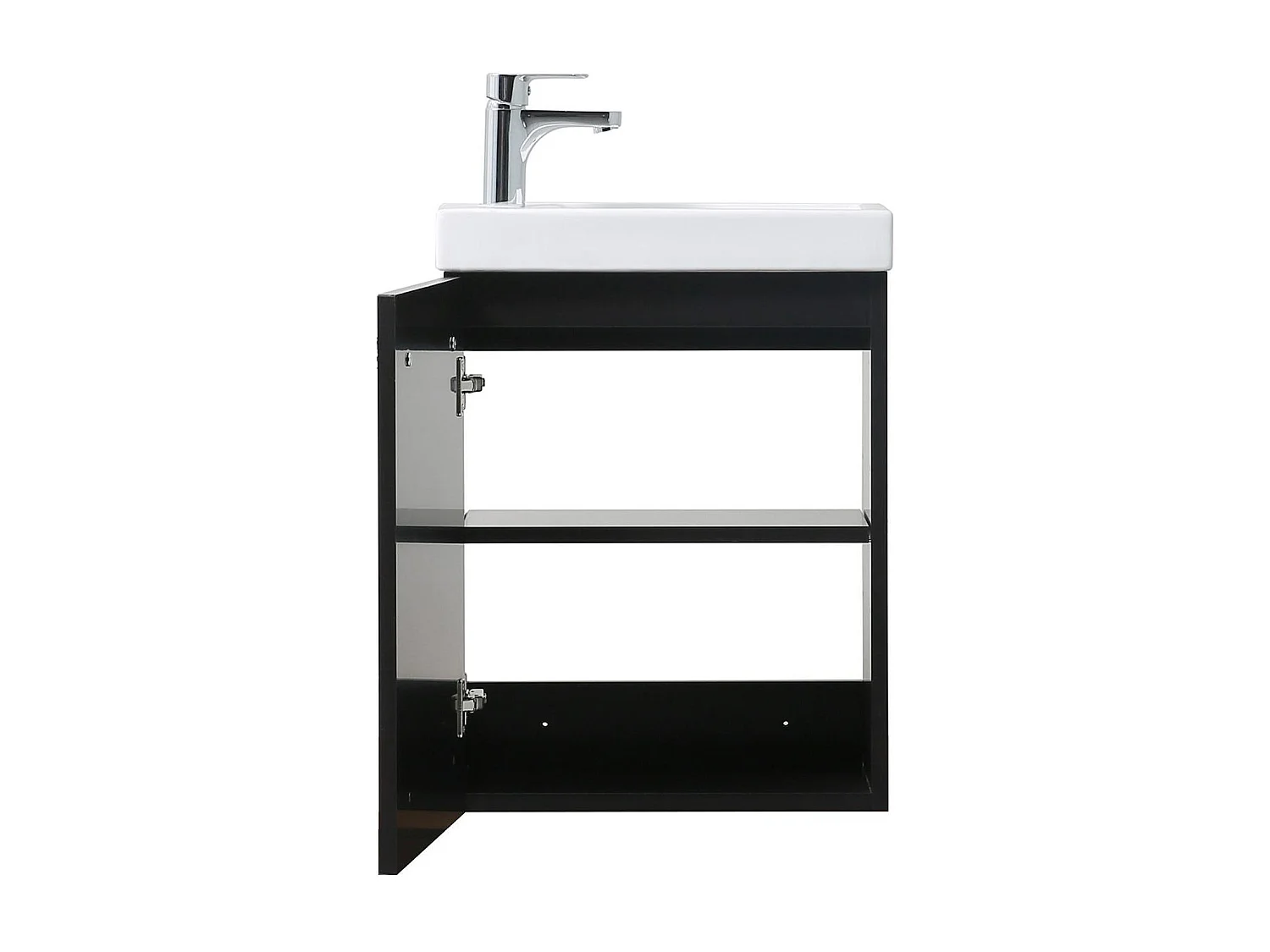 Conjunto de lavabo de pared Nevada con grifo y espejo