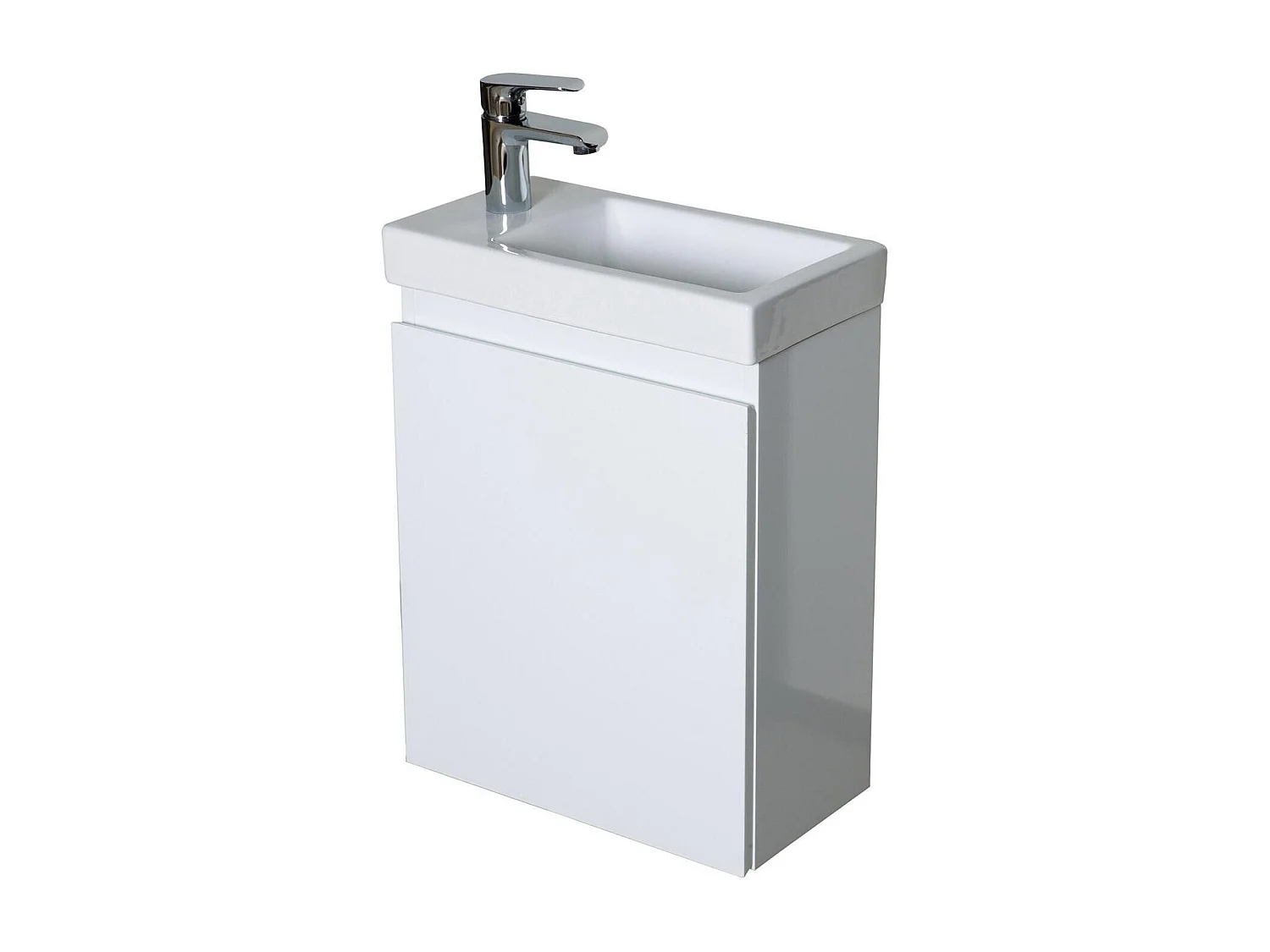 Mobile lavabo LISA nero + rubinetto