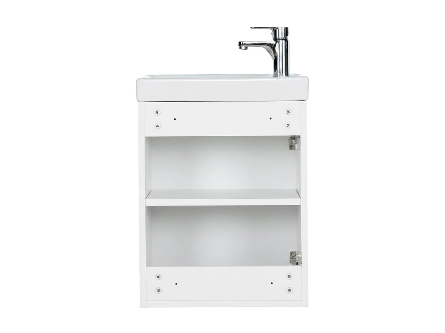 LISA schwarzer Waschbeckenschrank + Wasserhahn