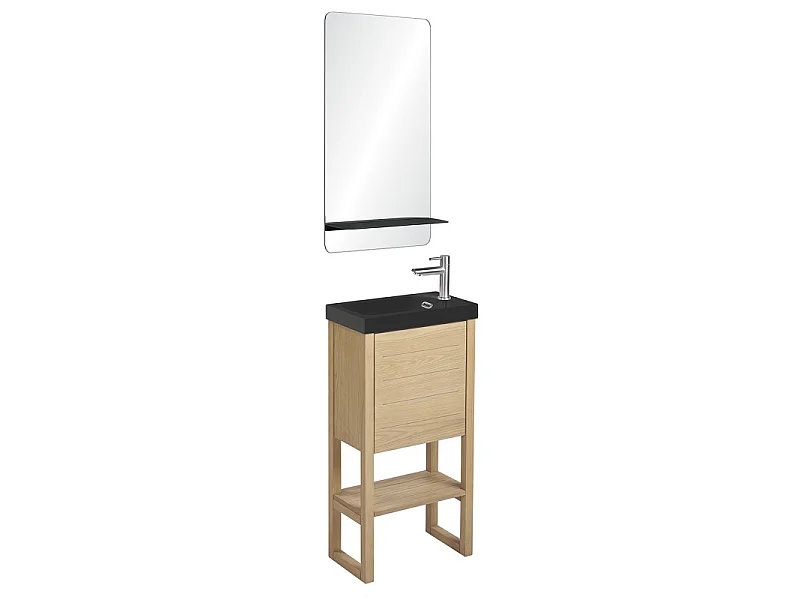 Set lavabo e specchio ATOLL