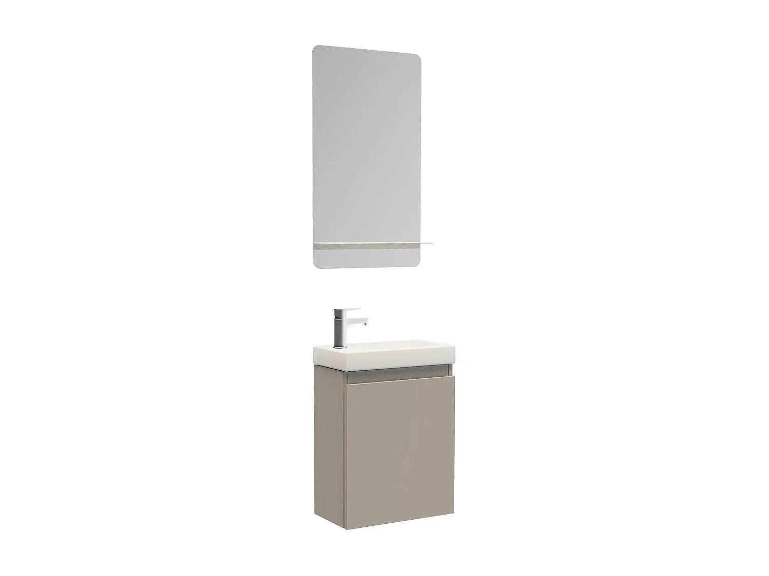 Mueble lavabo LISA + estante espejo