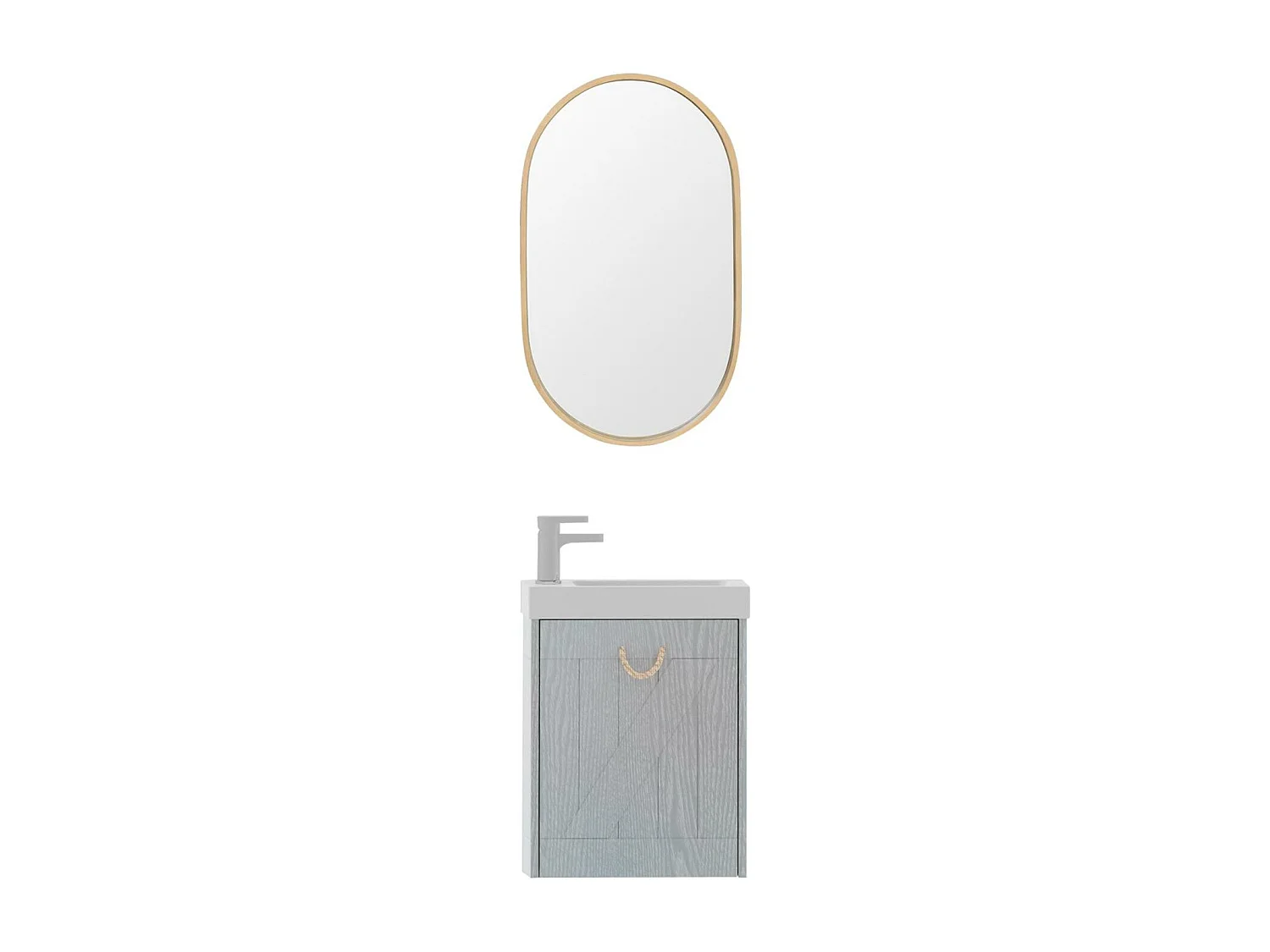 Mueble lavabo MISTRAL + grifería + espejo