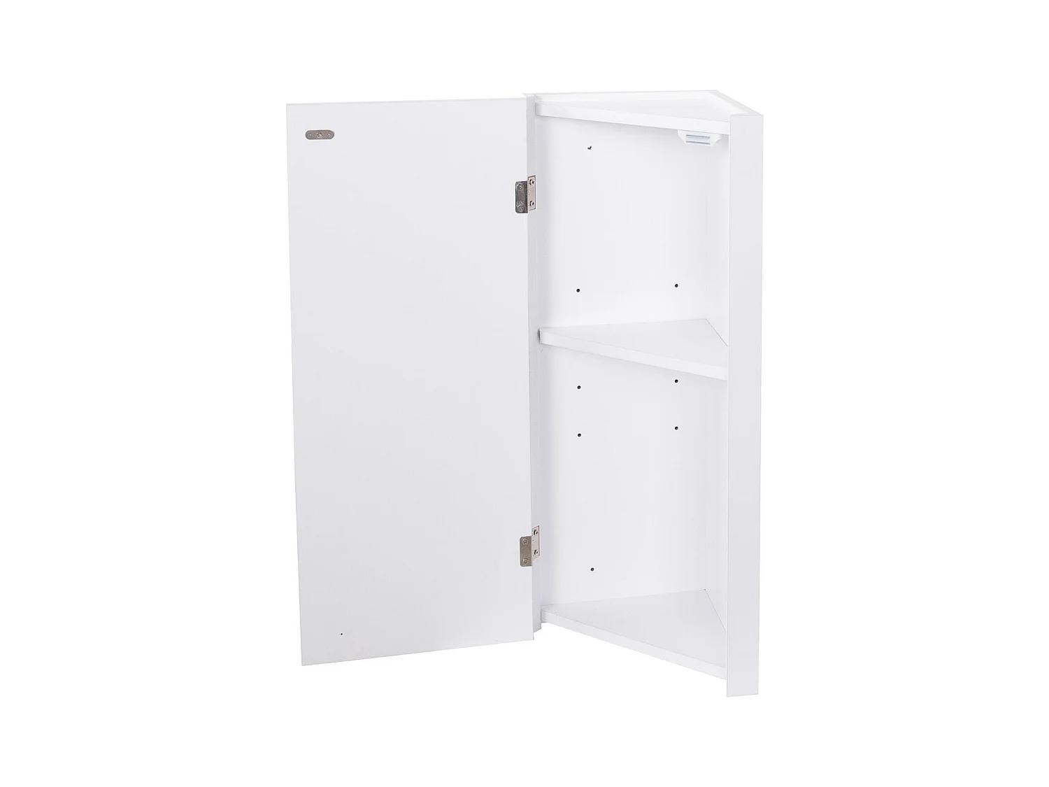 Ensemble lave-mains angle suspendu avec armoire toilette d'angle