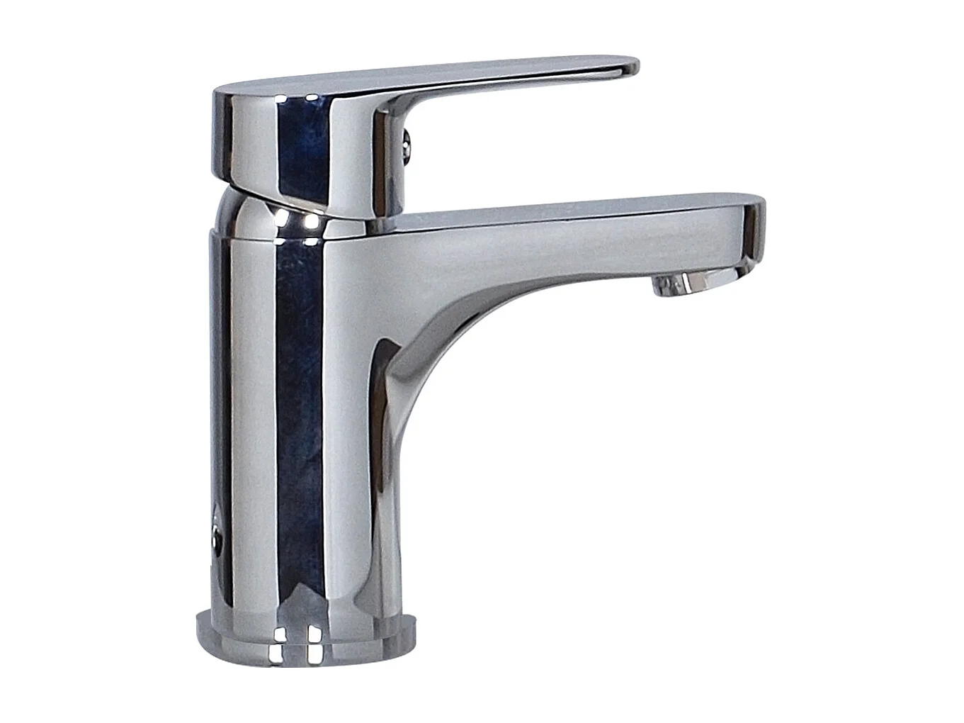 SAO Waschbecken + Spiegel + Wasserhahn-Set