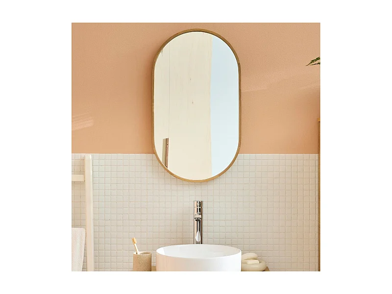 Miroir ovale 40x70cm