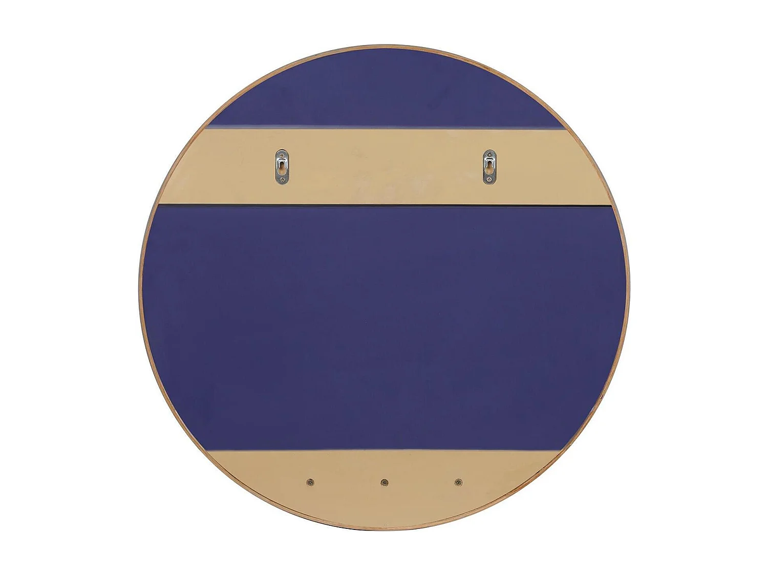 Runder Spiegel aus Eichenholz 60x60cm NESTO