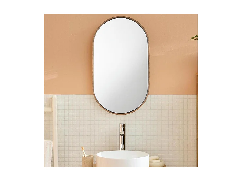 Miroir ovale 40x70cm