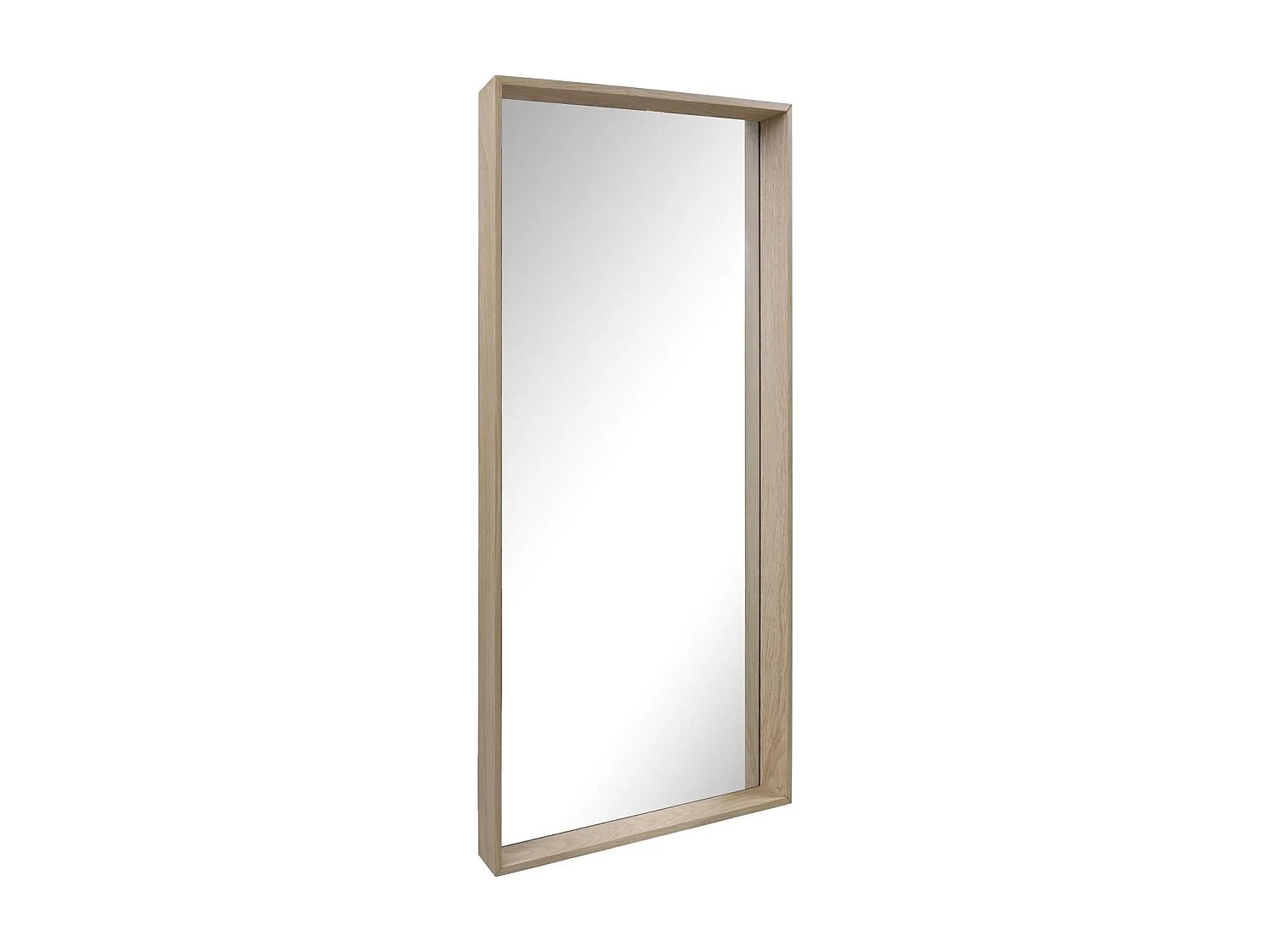 Espejo rectangular de roble GABY