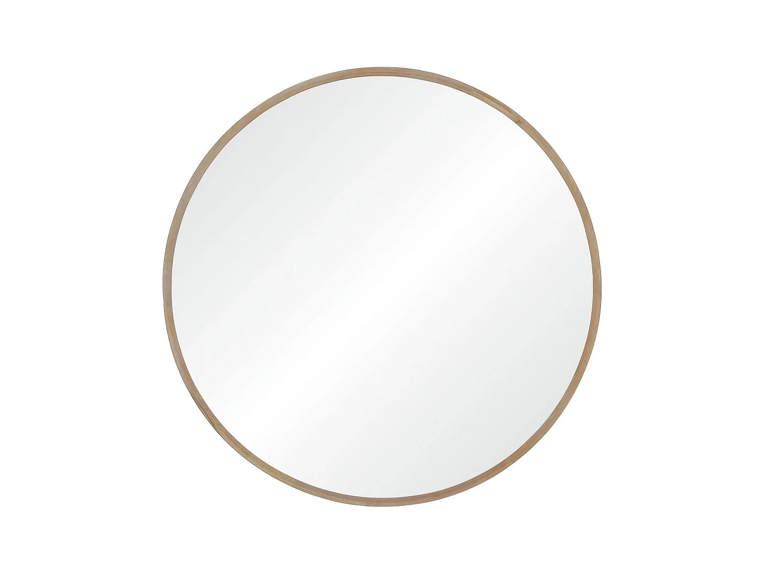 FAB ronde XXL eiken spiegel