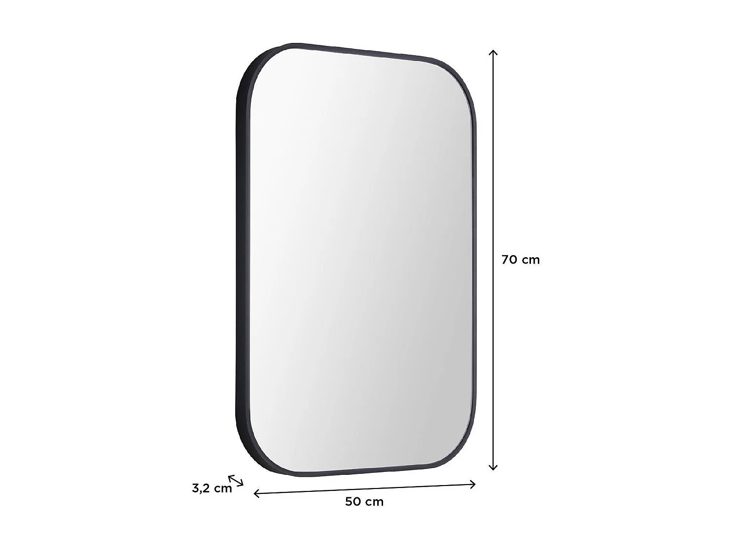 Espejo rectangular 50x70cm LYA