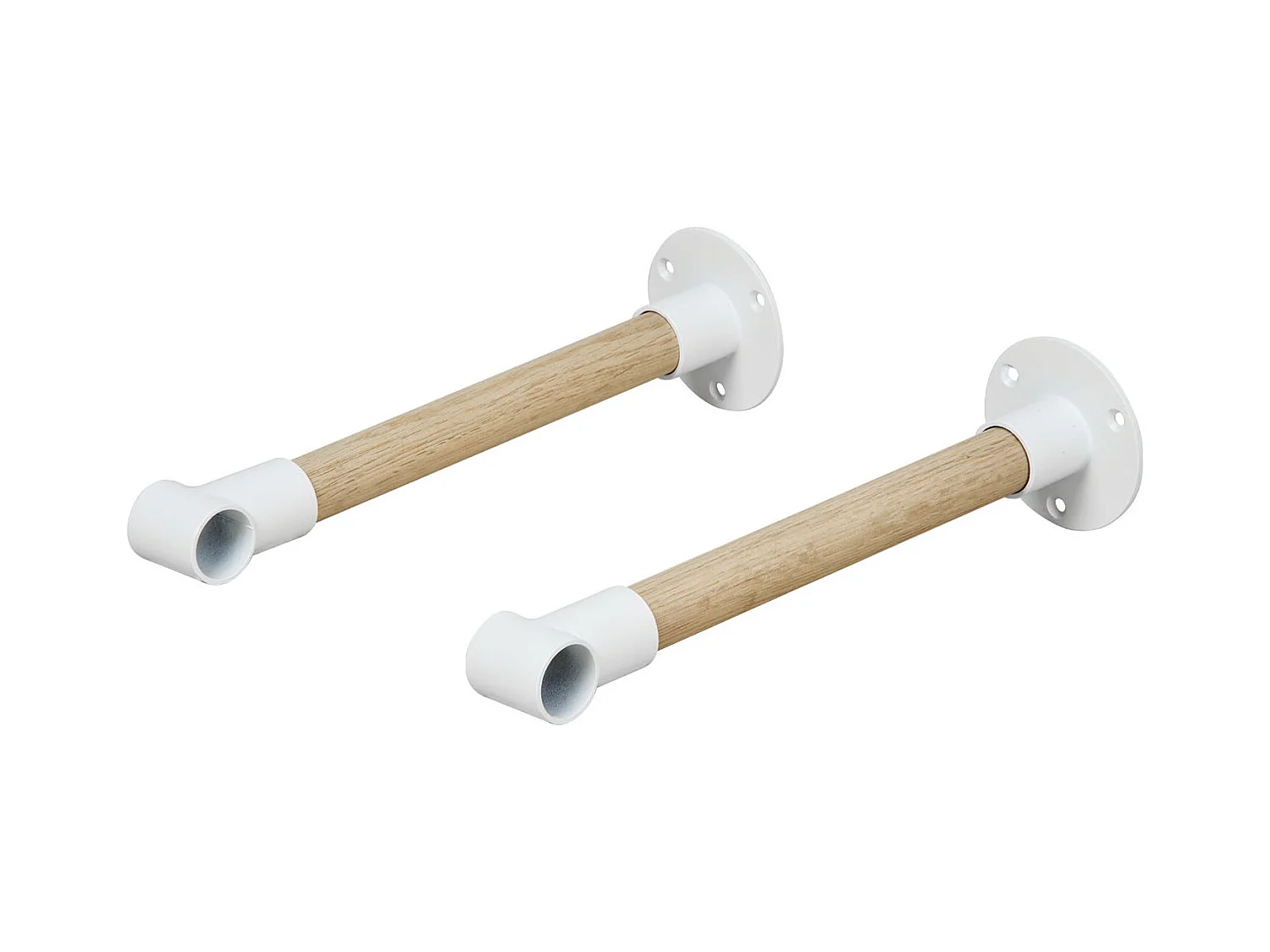 Armario de pared de madera y metal L100 cm Blanco ALMA