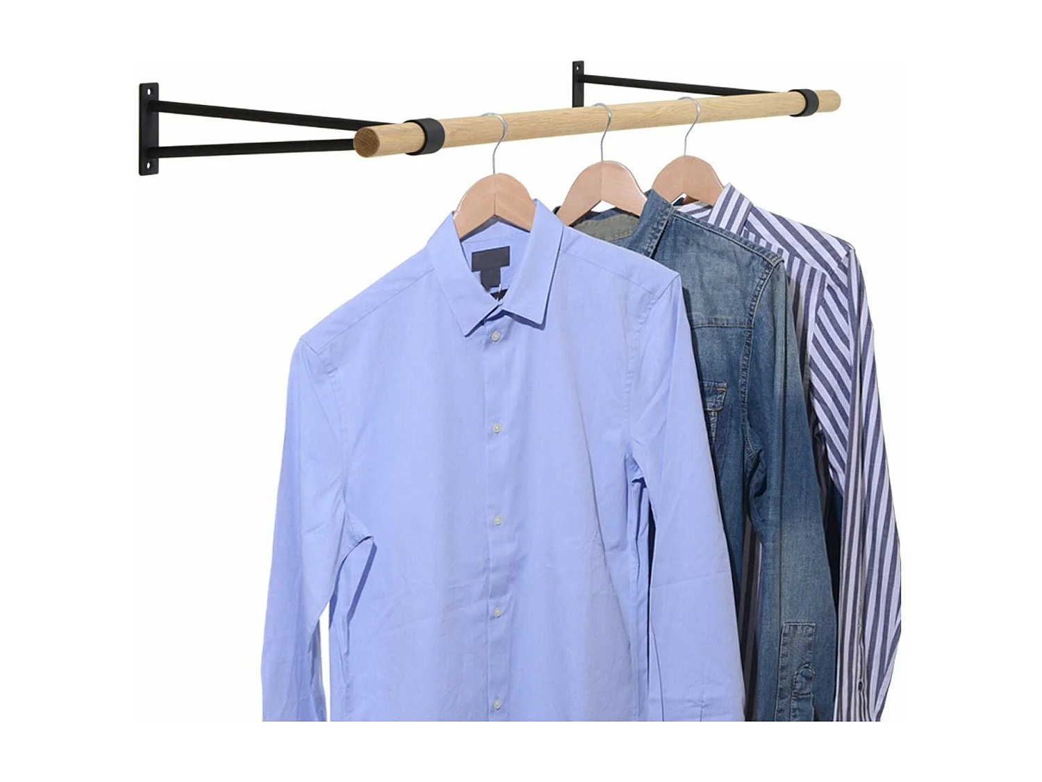 Ysia wandkast van hout en metaal